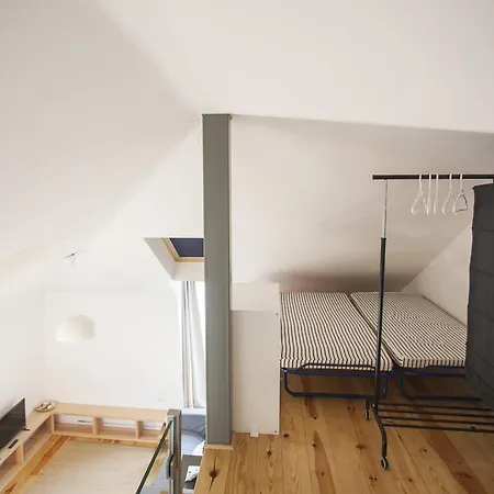 Apartment Mezzanine With A View In Bairro Alto Lisbon