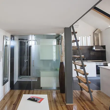 Apartment Mezzanine With A View In Bairro Alto